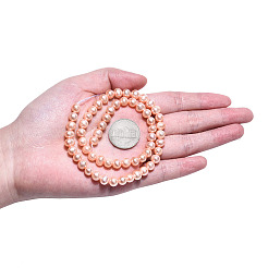 Нити из натурального культивированного пресноводного жемчуга&nbsp;LS-PEAR-N013-06D