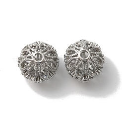 Стойки обшивки латунь микро проложить кубического циркония бусы KK-C020-03P