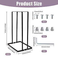 3шт железная вешалка для одежды стеллаж для хранения&nbsp;AJEW-WH0596-219A