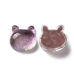 Кабошоны из стекла GLAA-F111-01G