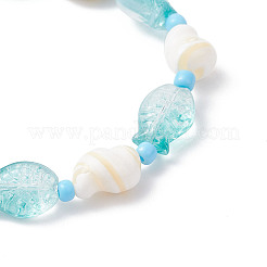 2 шт. Набор из 2 браслетов из натуральных ракушек&nbsp;BJEW-JB12209