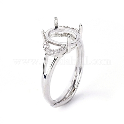 Регулируемые настройки для колец-солитеров из латуни&nbsp;KK-L193-06P