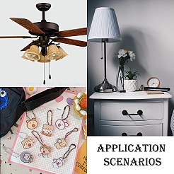 5 м шариковые цепи из нержавеющей стали 304 радужного цвета&nbsp;STAS-SZ0002-22B