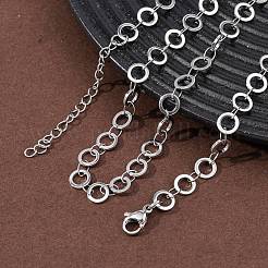 Цепочки из нержавеющей стали 304 с кольцами и звеньями толщиной 6 мм&nbsp;NJEW-P343-01A-P