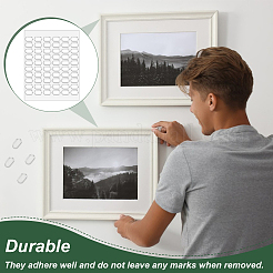 60 шт прозрачные акриловые двухсторонние клейкие наклейки&nbsp;LS-FIND-WH0290-41A