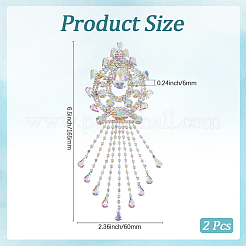 Стеклянные стразы кисточка кабошоны&nbsp;FIND-WH20008-30B