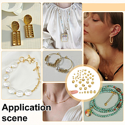 40 шт. 3 стиля 925 бусины-разделители из стерлингового серебра&nbsp;STER-GA0001-10