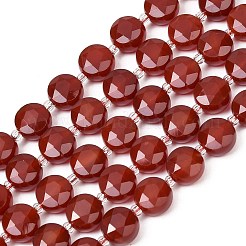 Природного сердолика нитей бисера G-F812-C01-01