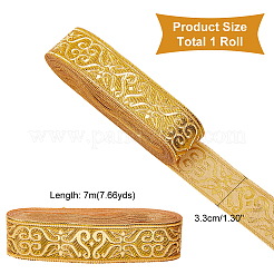 Этническая вышивка полиэстер плоские ленты OCOR-WH0060-37A