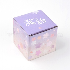 Стеклянный колокольчик HJEW-WH0028-23