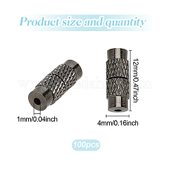 100 шт. латунные винтовые застежки KK-GO0002-06B