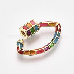 Позолоченные латунные подвески с карабином KK-S338-144