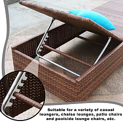 Пластиковый кронштейн для регулировки шезлонга на открытом воздухе&nbsp;FIND-WH0816-005