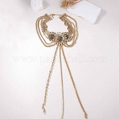Многослойные ожерелья-чокеры с кисточками из цинкового сплава подсолнечника для женщин&nbsp;FS-WG1E14A-01