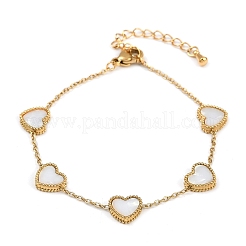 Браслеты из нержавеющей стали 304 для женщин BJEW-G747-03G