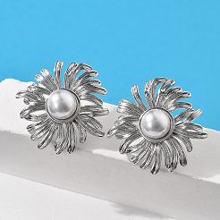 Серьги-гвоздики из латуни&nbsp;EJEW-S258-01P