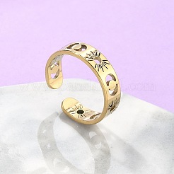 Кольца-манжеты из нержавеющей стали 304 RJEW-K245-55G