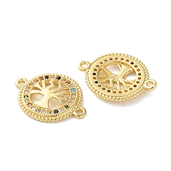 Стойка покрытие латунь кубический цирконий древо жизни соединительный шарм KK-C084-07C-G