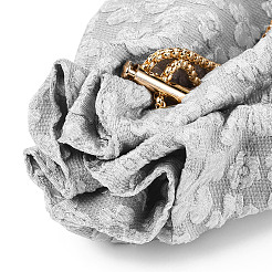 Мешочки для конфет с тисненым цветочным волокном и шнурком&nbsp;PW-WG61065-08