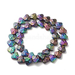 Стеклянные бусины с гальваническим покрытием &nbsp;LS-EGLA-F158-FP02