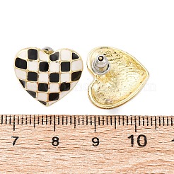 Сплав эмаль серьги&nbsp;LS-EJEW-Z113-01G-A