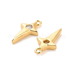 Латунные микро проложить кубического циркония подвески KK-D300-01G