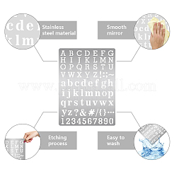 Трафареты для штампов из нержавеющей стали DIY-WH0289-010