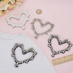 4 шт. 2 стиля стеклянных страз PATC-FG0002-71