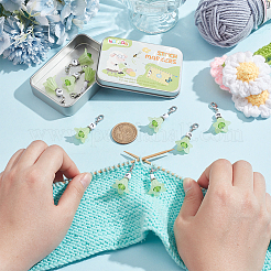 10 шт. 10 стиля акриловые подвесные маркеры для петель HJEW-AB00748