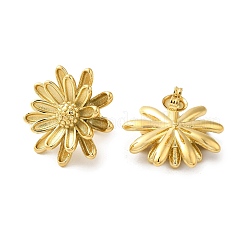 Серьги-гвоздики из нержавеющей стали 304 для женщин EJEW-G364-06G