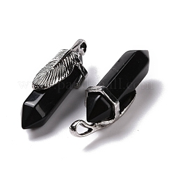 Природные подвески обсидиана&nbsp;G-E059-04AS-01