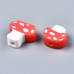 Бусины из полимерной глины  CLAY-N011-016F