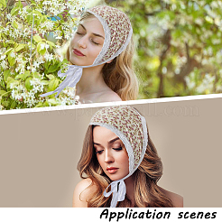 Цветочный декор кружевные треугольные банданы OHAR-WH20005-08B