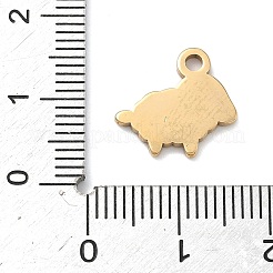 Подвески из нержавеющей стали 304 с эмалью&nbsp;LS-STAS-G374-01G-01