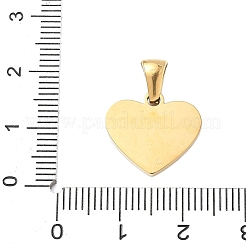 Сердце из натуральной белой ракушки из нержавеющей стали 304 с подвесками в виде инициалов STAS-R168-25G-K