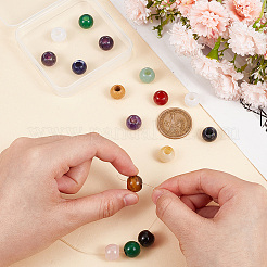 16 шт. европейские бусины из драгоценных камней G-OC0005-58