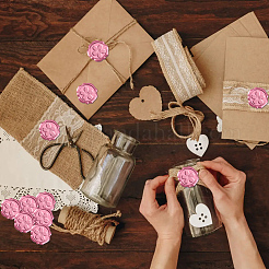 50шт. клейкие восковые наклейки&nbsp;DIY-CA0006-16E