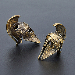 2 шт. латунные европейские бусины в тибетском стиле TIBEB-FH0001-39AB