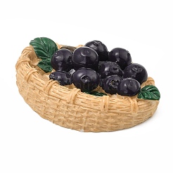 Кабошоны с имитацией фруктов из непрозрачной смолы&nbsp;LS-RESI-G076-01E