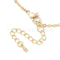 Ожерелья с подвеской в форме сердца из индийской красной эмали и блестящей пудрой для женщин NJEW-JN05002