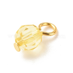 Граненые подвески из прозрачного акрила&nbsp;PALLOY-JF01601-02