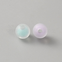 100 шт. Непрозрачные акриловые бусины&nbsp;FACR-SZC0001-01