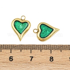 Подвески из нержавеющей стали 304 с эмалью&nbsp;STAS-P415-02G-01