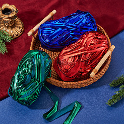 3 шт. 3-х цветная блестящая полиэстеровая лента&nbsp;OCOR-MB0001-01E