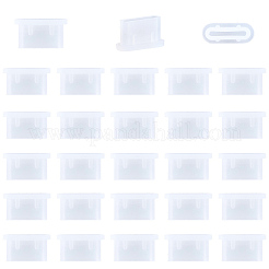 50 шт. силиконовые мобильные заглушки от пыли&nbsp;AJEW-SC0031-64A