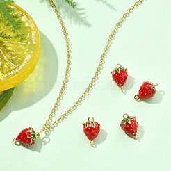 5 шт. латунные эмалевые соединители из огнеупорного кирпича&nbsp;KK-CJ0003-26B