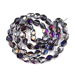 Стеклянные бусины с гальваническим покрытием &nbsp;EGLA-T021-10J