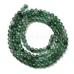 Природный зеленый бисер пряди клубники кварца G-D340-A03-3mm