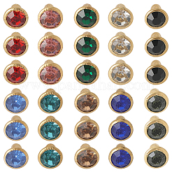 100 шт. 10-х цветные полутрубчатые заклепочные шпильки из сплава&nbsp;FIND-GF0008-32