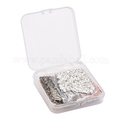 500 шт. 5 стилей латунные гайки для ушей KK-LS0001-21